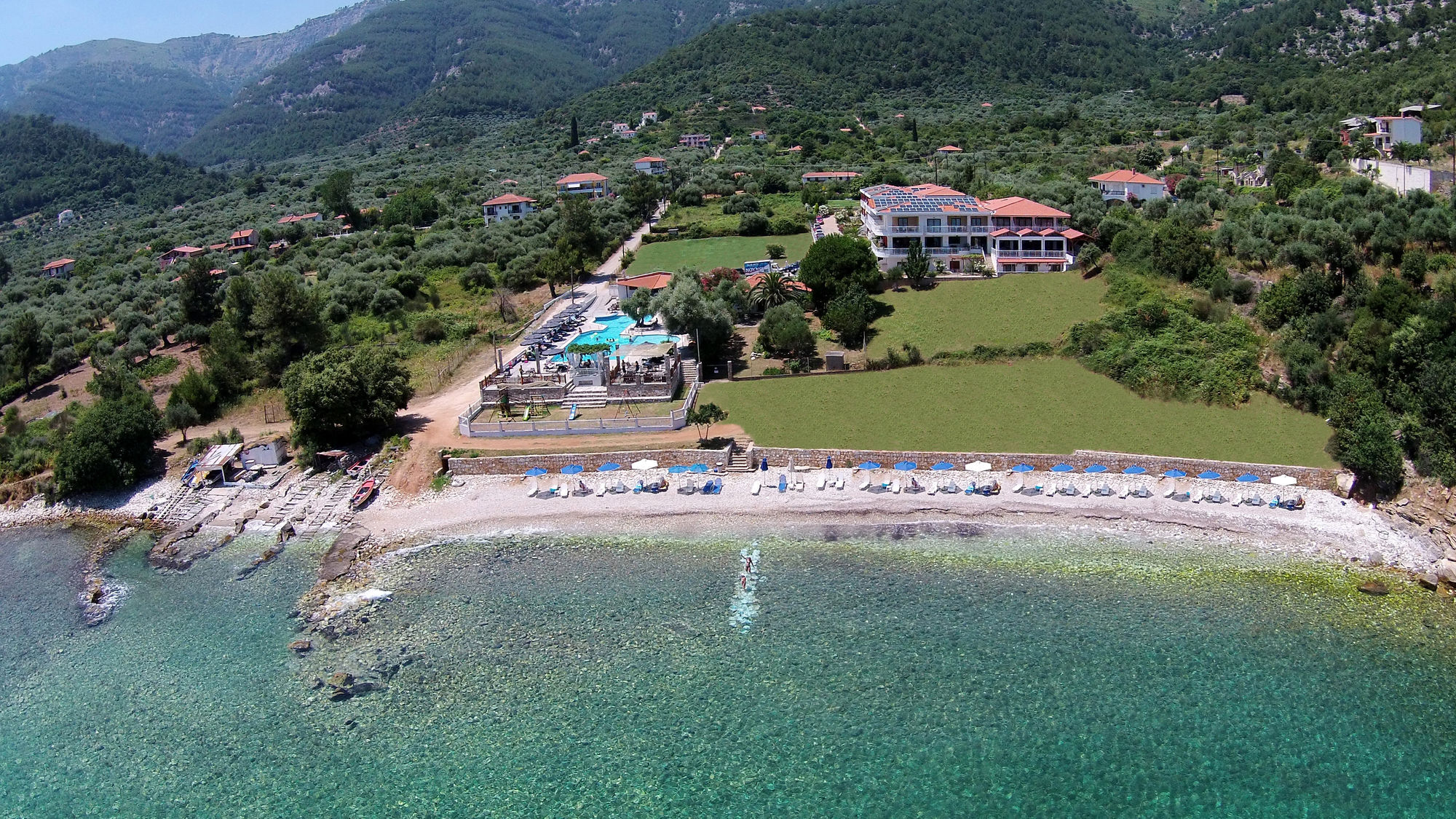 Maranton Beach Hotel Коинира Экстерьер фото
